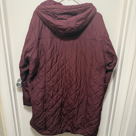 Columbia Plush-Lined Jacket in Plum - Picture 4 of 6